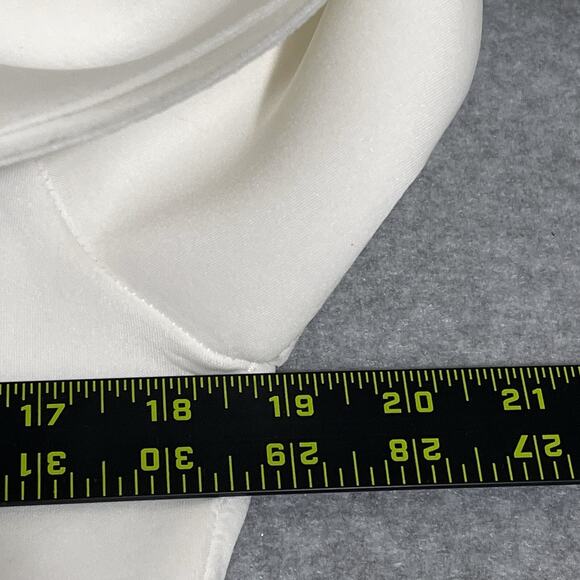 Maxi Skirt Set Scuba Cos Play Ruffles Glam White Witch Show Stopper Wedding SZ L - Picture 13 of 16